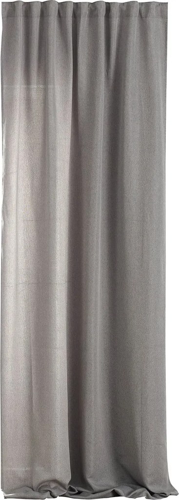Zasłona BASIC na taśmie marszczącej 140x300cm szary 1 szt.