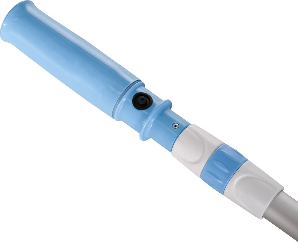 Outsunny Odkurzacz Basenowy Bezprzewodowy - 80min Pracy, 800g, 19L Wody/min, Alu, Ø6x106-162cm - Wydajne Czyszczenie