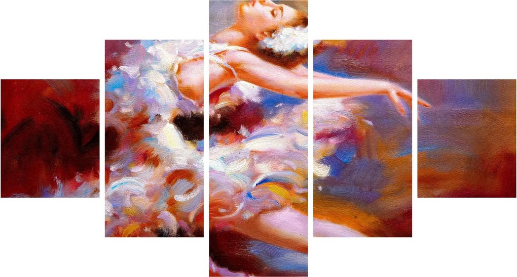 Obraz - Baletnica, malarstwo (125x70 cm)