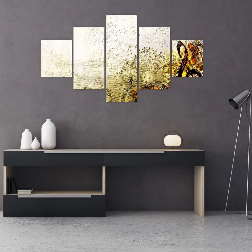Obraz - Potęga muzyki (125x70 cm)
