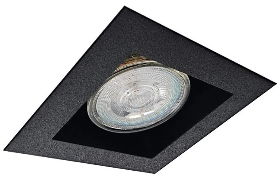 Brosline 3032 - Oprawa do podwieszanego sufitu CAGE 1xGU10/10W/230V czarna