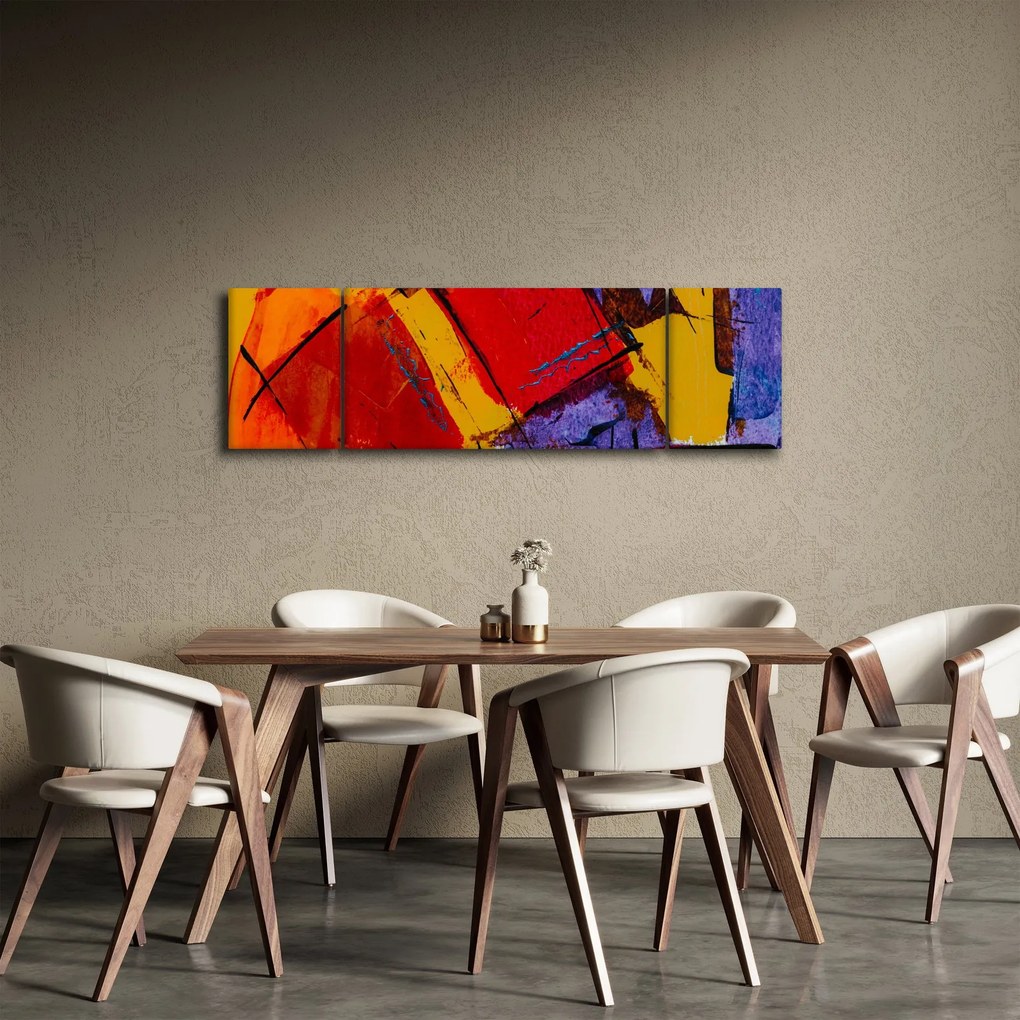 Obraz abstrakcji (170x50 cm)
