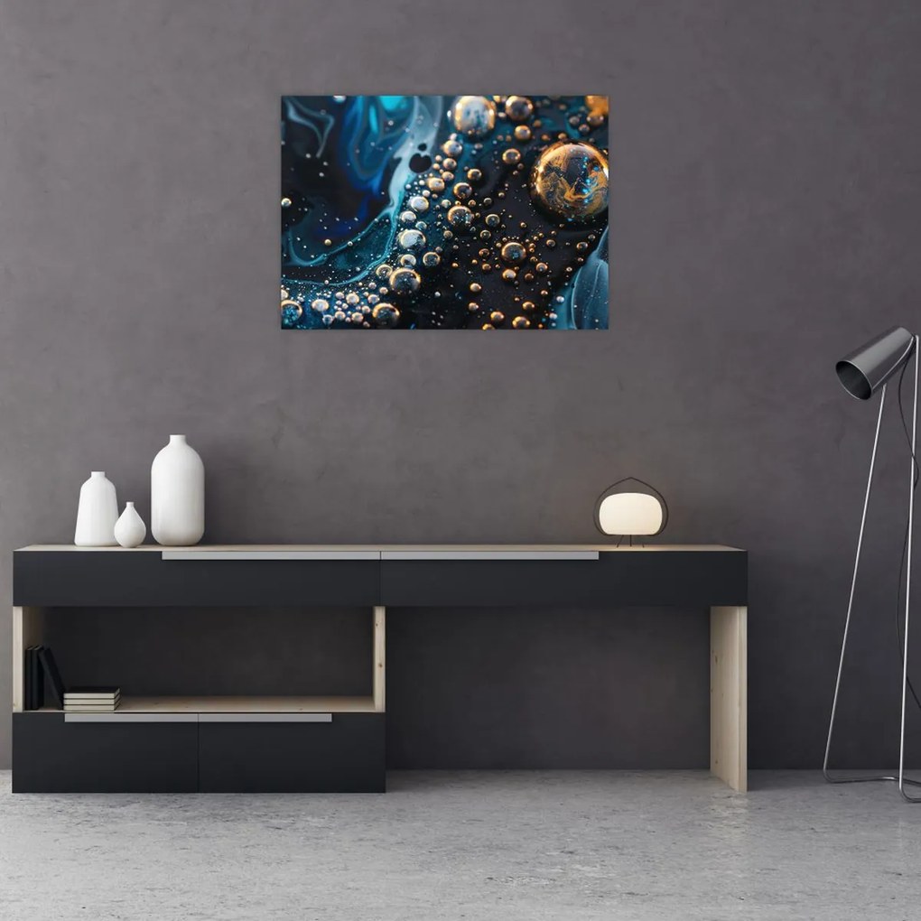Obraz - Krople atramentu (70x50 cm)