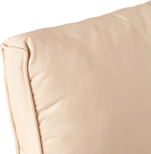 Zestaw Mebli Ogrodowych NEGRO Brązowy/Beżowy Narożnik Stolik Tarasowy Technorattan Nowoczesny