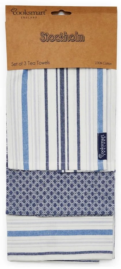 Bawełniane ścierki zestaw 3 szt. 45x65 cm Stockholm – Cooksmart ®