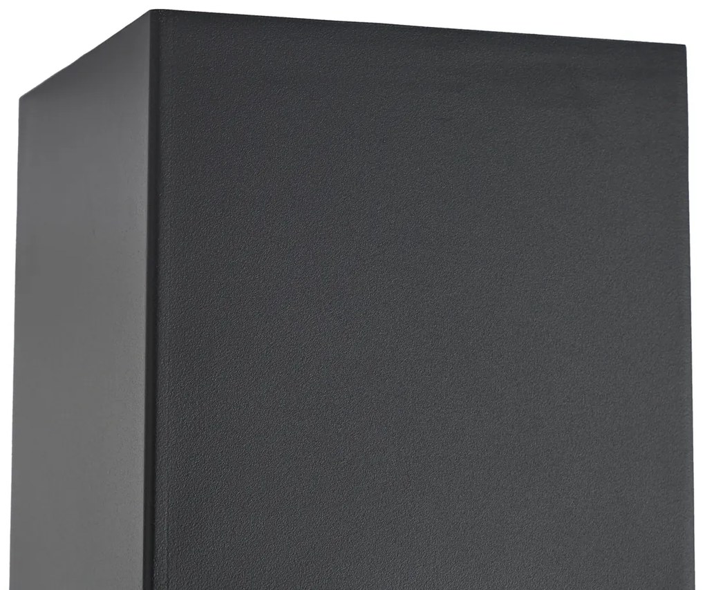 Nowoczesny reflektor natynkowy czarny z możliwością ściemniania LED - Dionysos