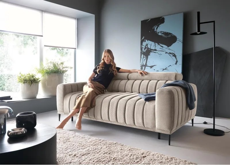 Sofa GANDI 120 z funkcją RELAX i włoski system rozkładania funkcji spania ONTARIO 02 WERSAL