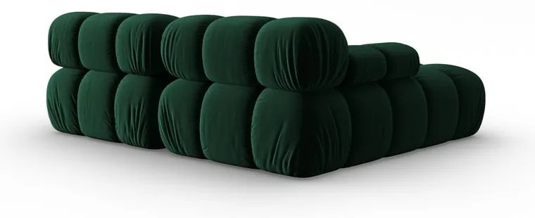 Zielona aksamitna sofa 191 cm Bellis – Micadoni Home