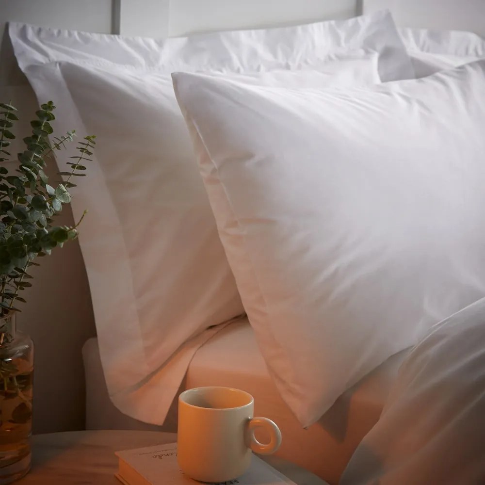Biała pościel dwuosobowa z mieszanki tencelu 230x220 cm Temperature Controlling TENCEL™ – Bianca