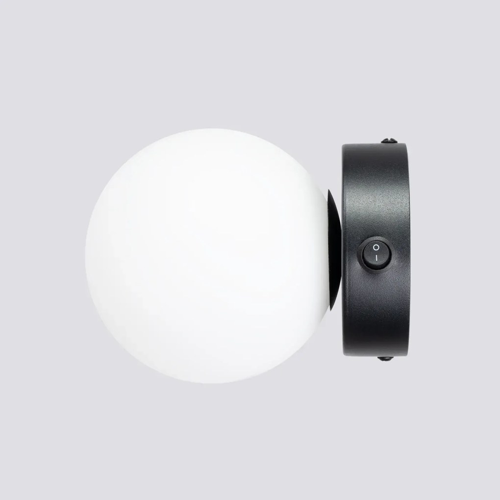 Kinkiet YOLI 1 czarny z włącznikiem SOLLUX LIGHTING