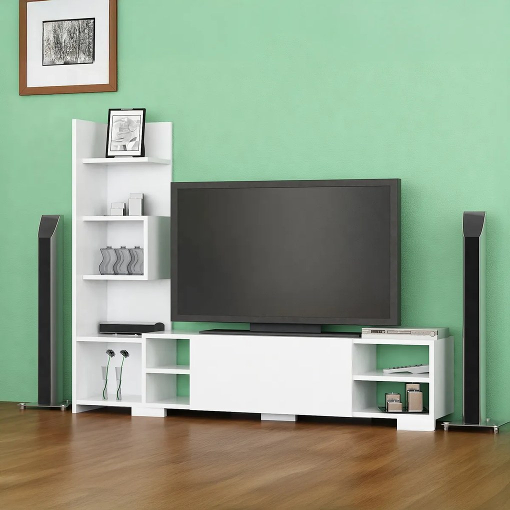 Stolik pod telewizor Pera White
