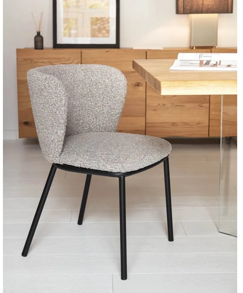 Szare krzesło Ciselia – Kave Home