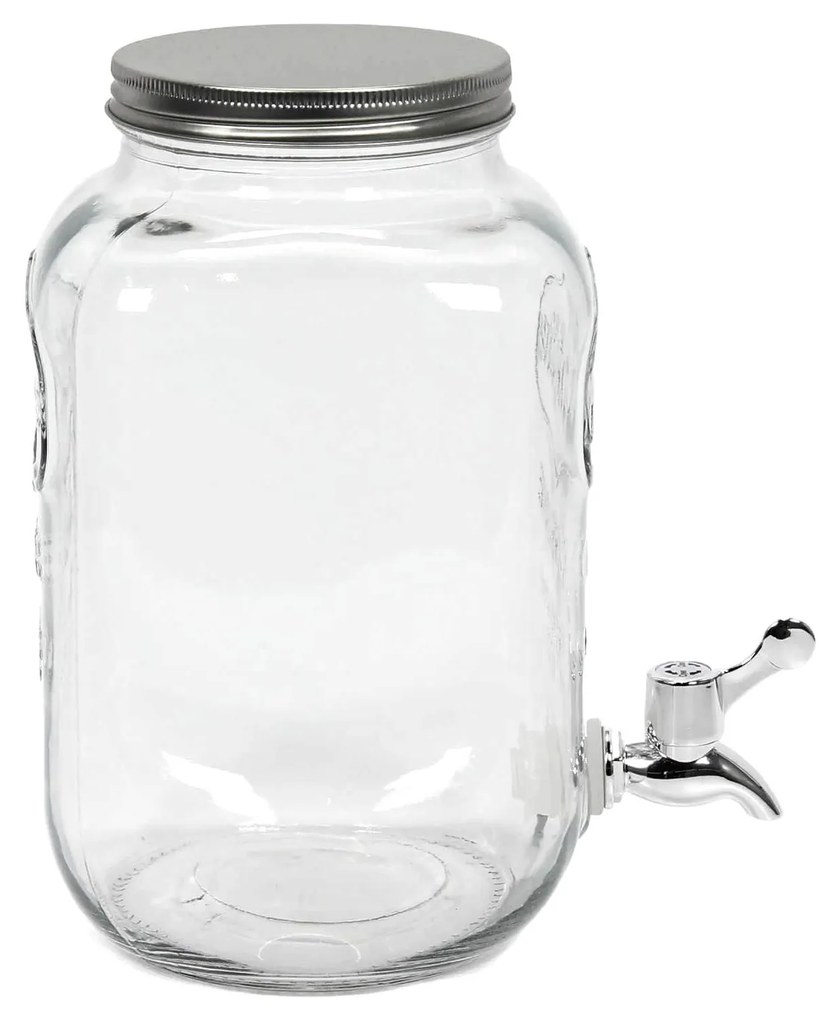 Szklany dystrybutor do soków i napojów, 4 L