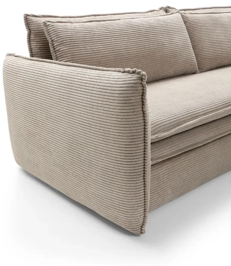 Sofa rozkładana LUNA SLIM beżowa PIASKI Meble