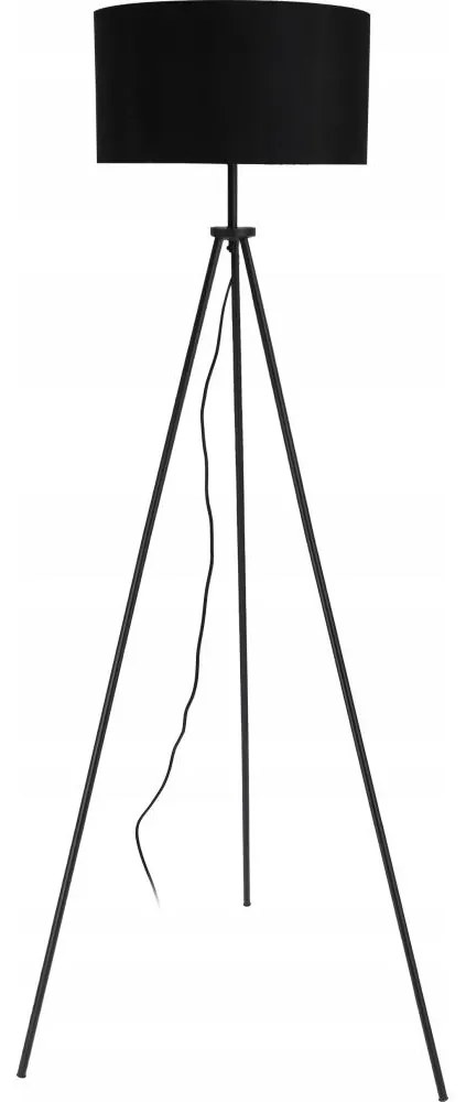 Lampa stojąca 1xE27/40W/230V czarna