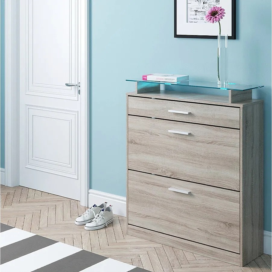 Wózek na buty sonoma 89x27x104 alex