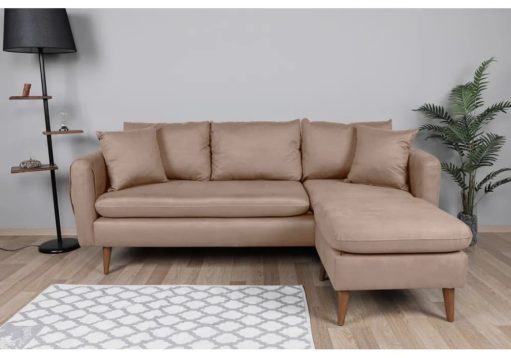 Jasnobrązowa sofa 215 cm Sofia – Balcab Home