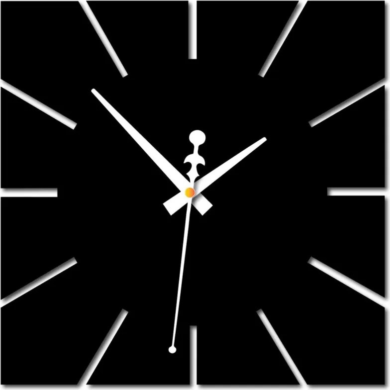 Zegar ścienny minimalistyczny, kwadratowy design - KAVARDI