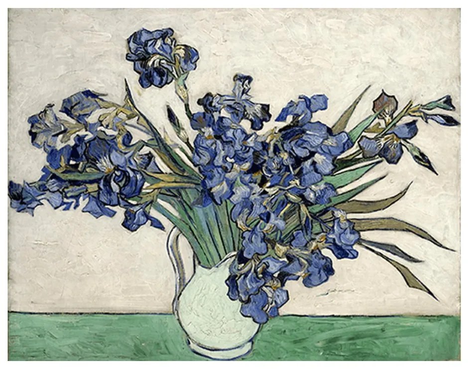 Reprodukcja obrazu Vincenta van Gogha – Irises 2, 40x26 cm