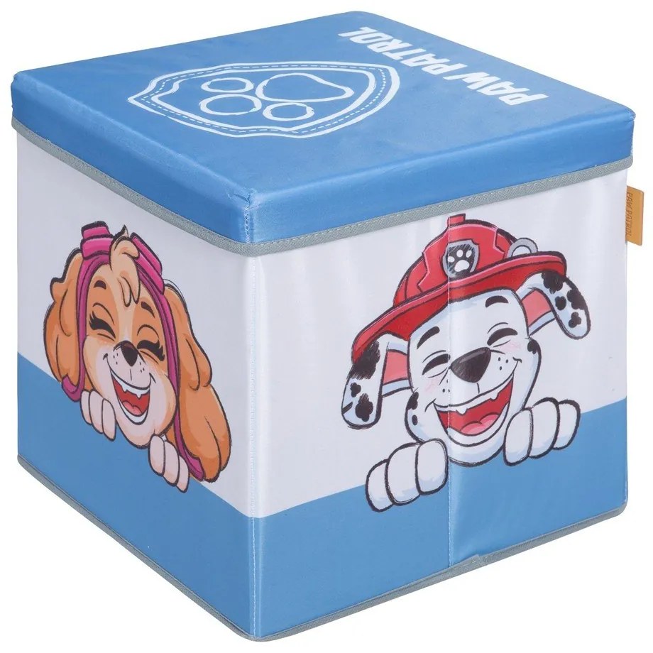 Tekstylny dziecięcy pojemnik na zabawki 30x30x30 cm Paw Patrol – Roba
