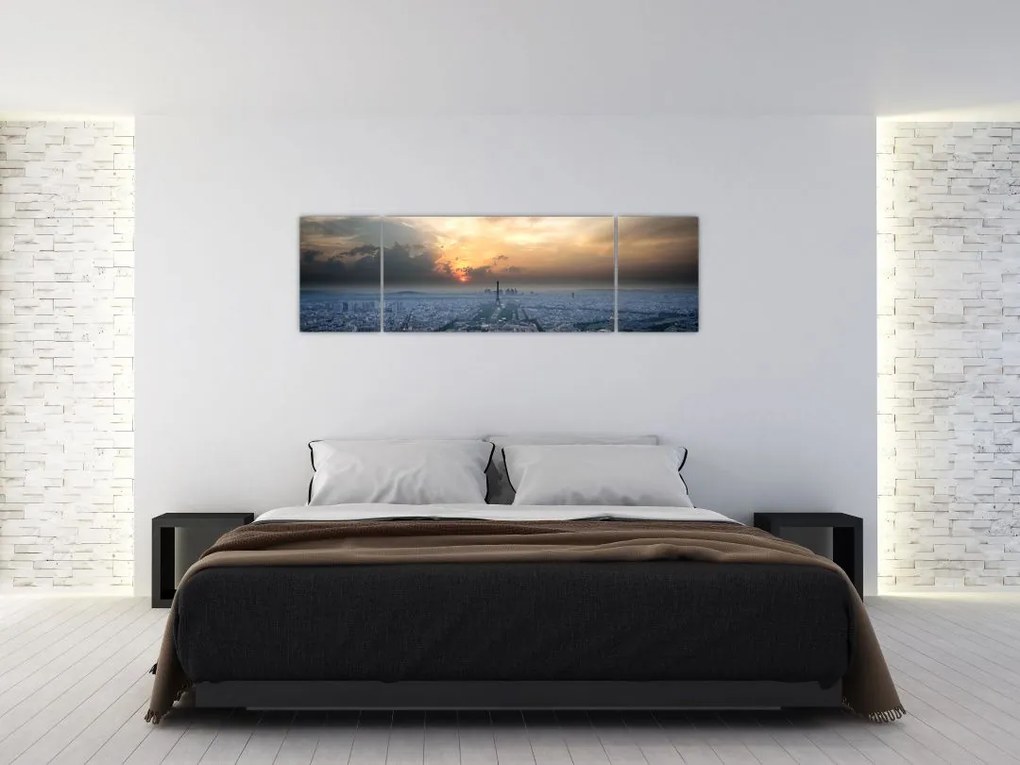 Obraz - Paryż z góry (170x50 cm)