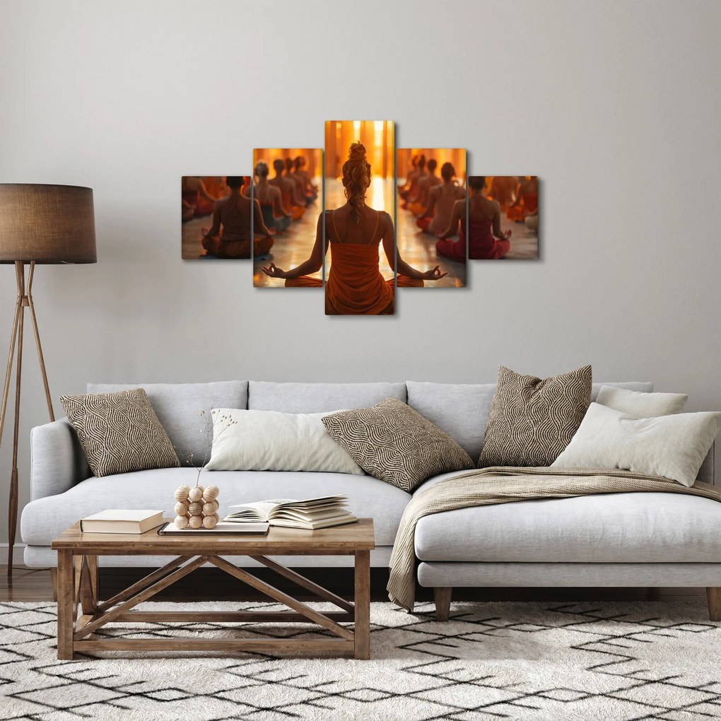 Obraz - Lekcje jogi (125x70 cm)