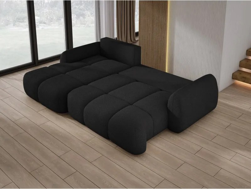 Narożnik COCO WIND z funkcją spania poduszkami i pojemnikiem NOW OR NEVER 100 WERSAL