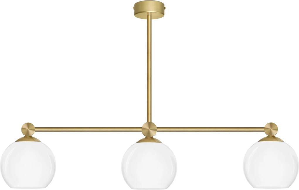 Złota mosiężna lampa wisząca nad stół G-S3L