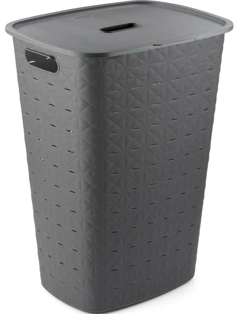 Curver Kosz na brudną bieliznę Softex 56 l, ciemnoszary