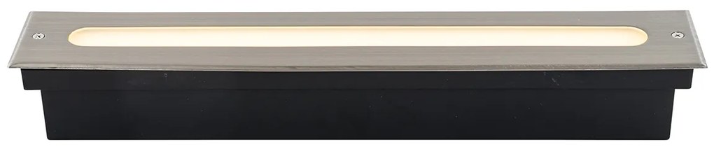 Zewnetrzna Nowoczesny reflektor naziemny stalowy 50 cm z LED IP65 - Eline Nowoczesny Oswietlenie zewnetrzne