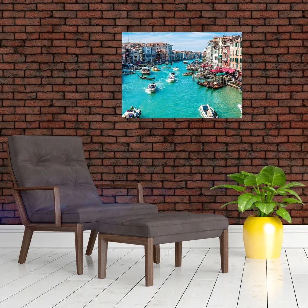 Obraz na szkle  - Canal Grande, Wenecja, Włochy (70x50 cm)