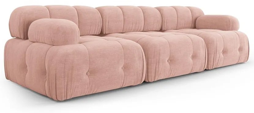 Jasnoróżowa sofa 288 cm Ferento – Cosmopolitan Design
