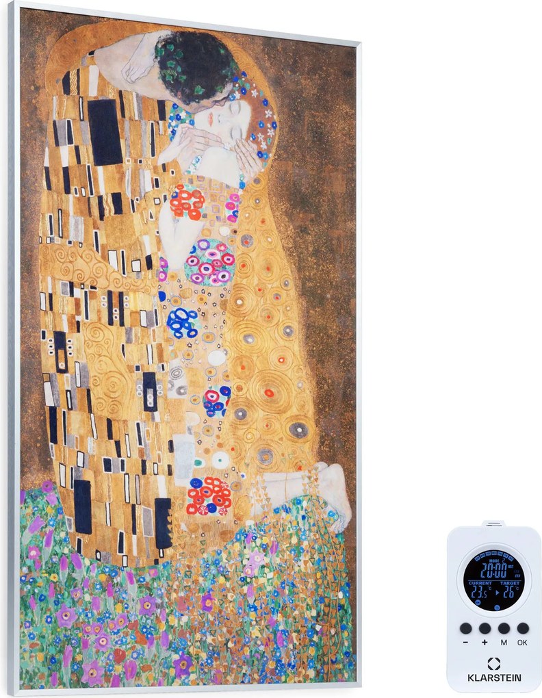 Klarstein Wonderwall Art 600W 100,5x59,5cm Obraz na podczerwień Pocałunek