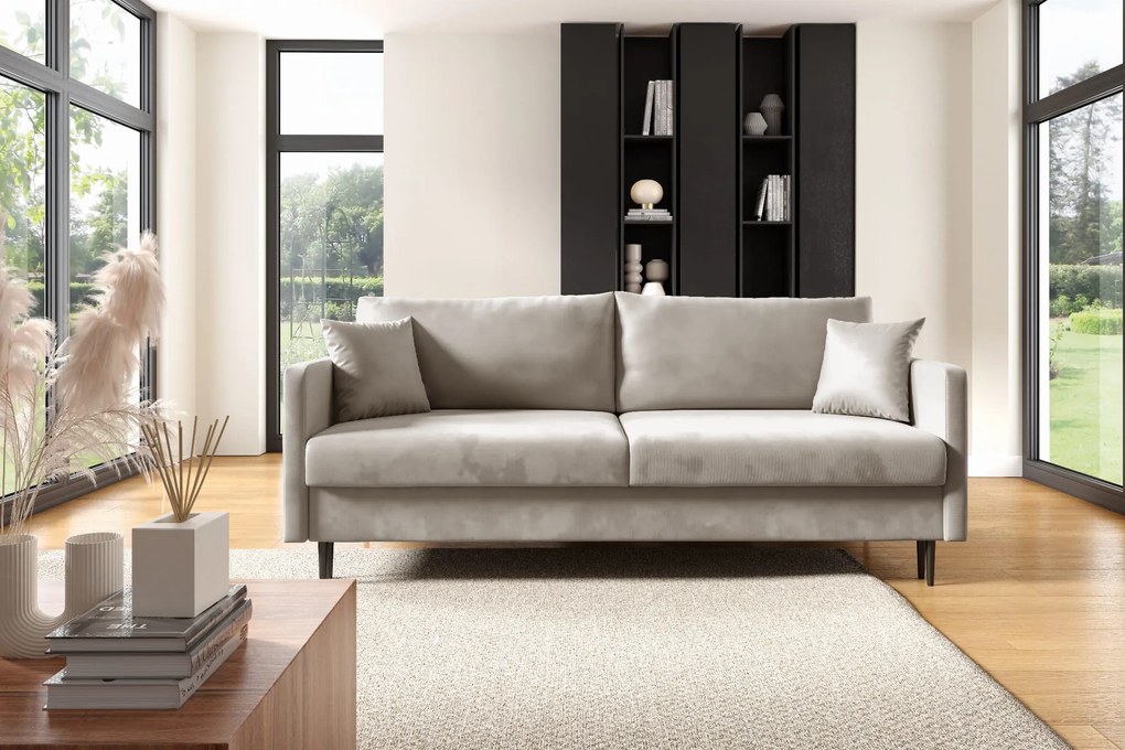 Nowoczesna kanapa rozkładana z funkcją spania do salonu Mara