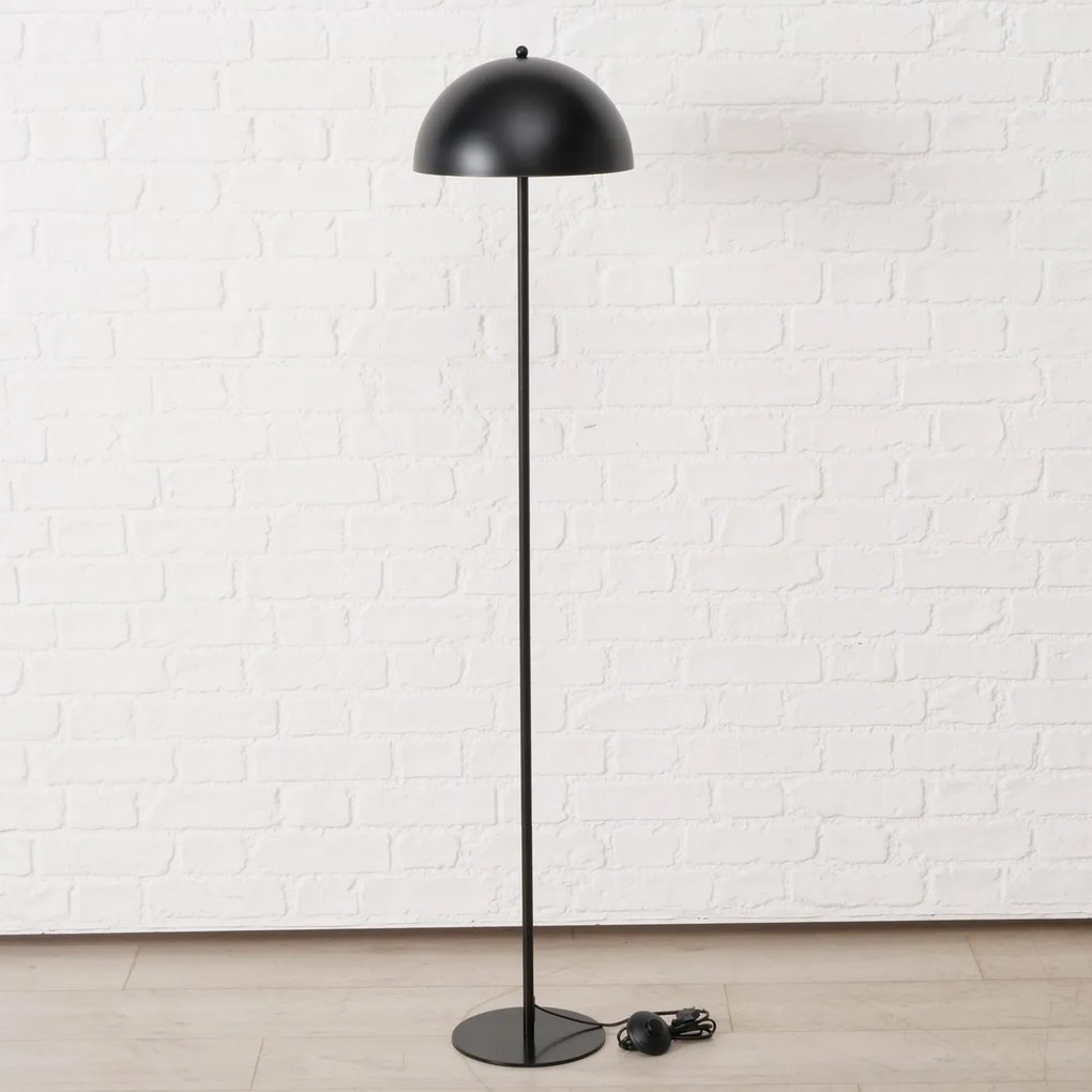 Metalowa lampa stojąca PETUNIA grzybek, wys. 140 cm