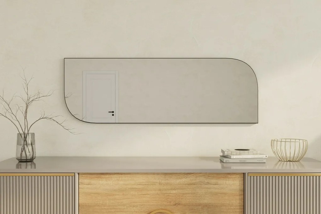 Lustro Arni Black 40 x 120 cm