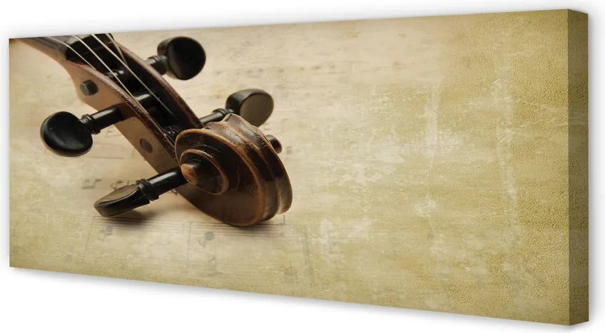 Duży obraz na płótnie Kompozycja Muzyczna Na Strunach