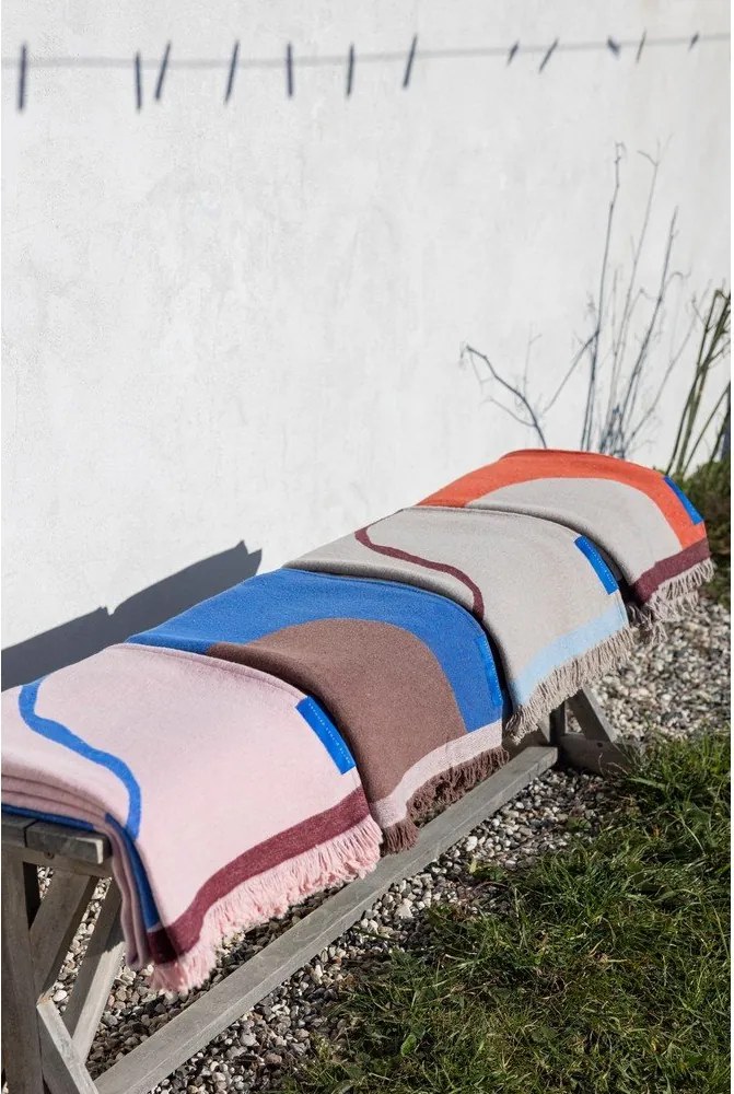 Beżowy koc 130x175 cm Studio – Mette Ditmer Denmark