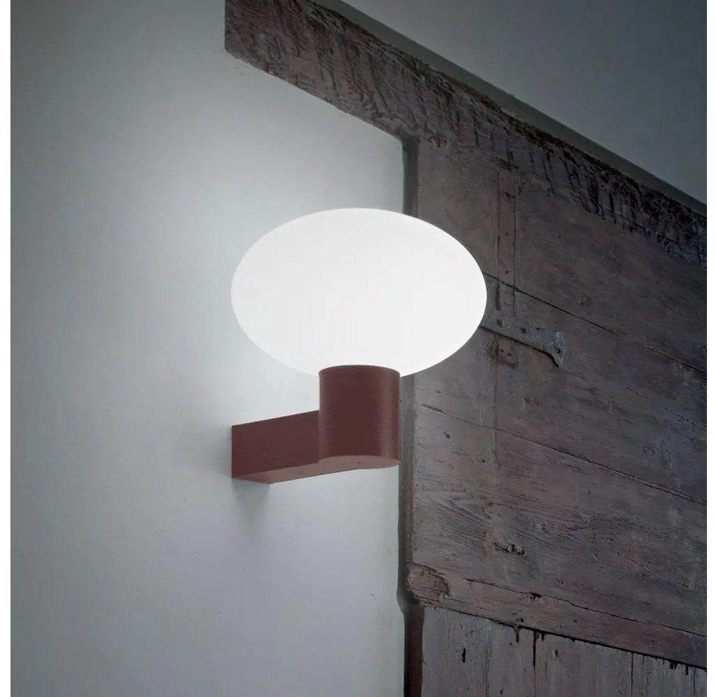 Ideal Lux - Lampa ścienna zewnętrzna CLIO 1xE27/42W/230V IP44 brązowa