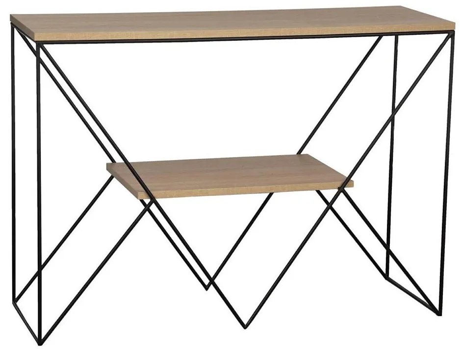 Eglo 424016 - Stolik boczny OTAWARA 77x106 cm brązowy/czarny