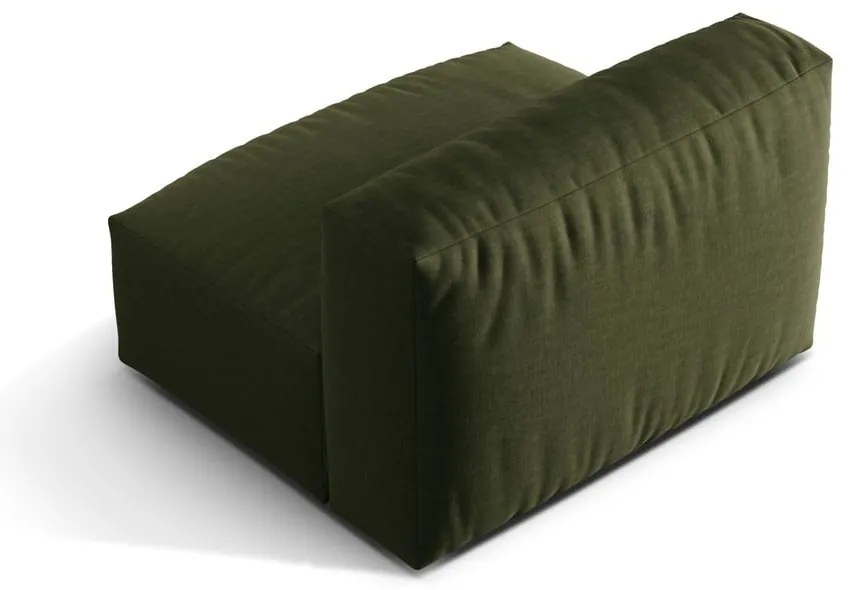 Zielony moduł sofy (moduł środkowy) Martina – Micadoni Home