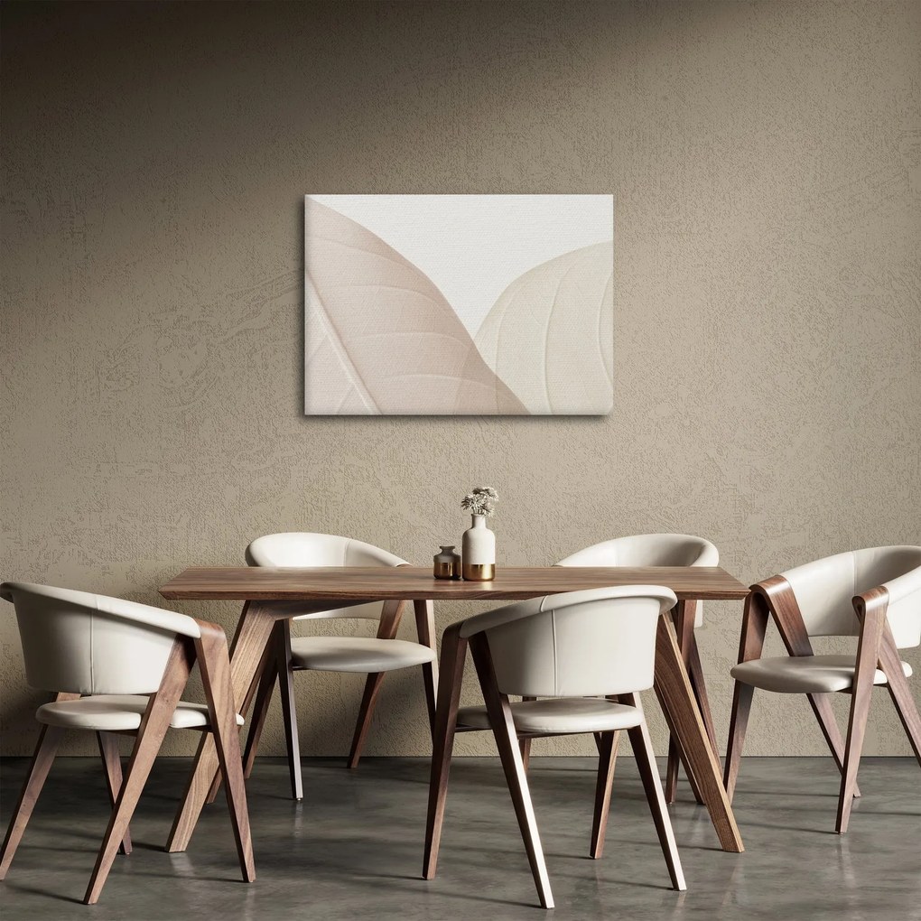 Obraz - Teksturowane liście (70x50 cm)