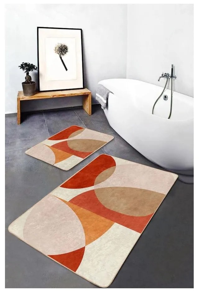 Aksamitne dywaniki łazienkowe zestaw 2 szt. 60x100 cm – Mila Home