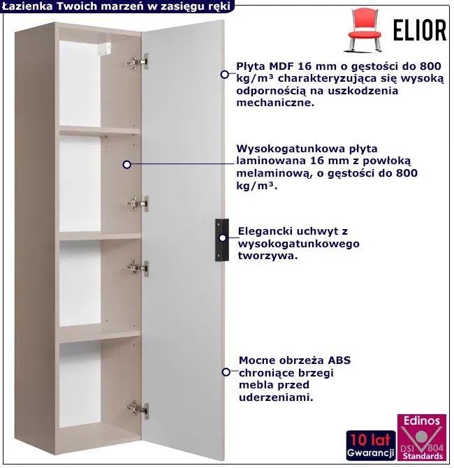 Wiszący słupek kazmirowy do łazienki G1-S24