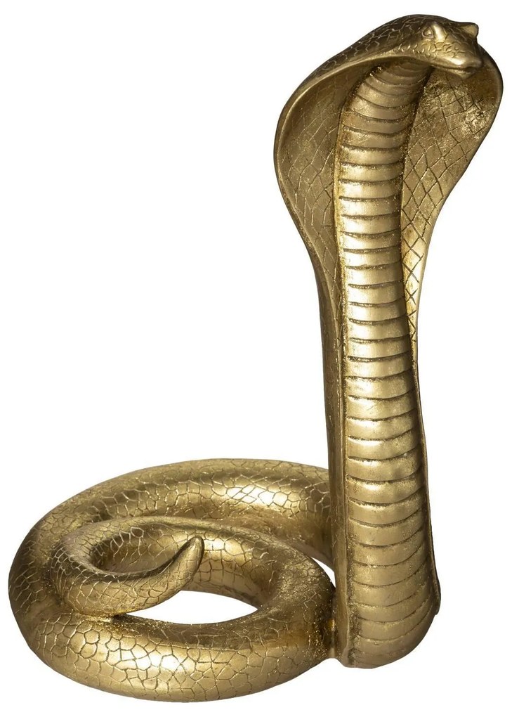 Dekoracyjna figurka z polyresinu COBRA, 36 cm