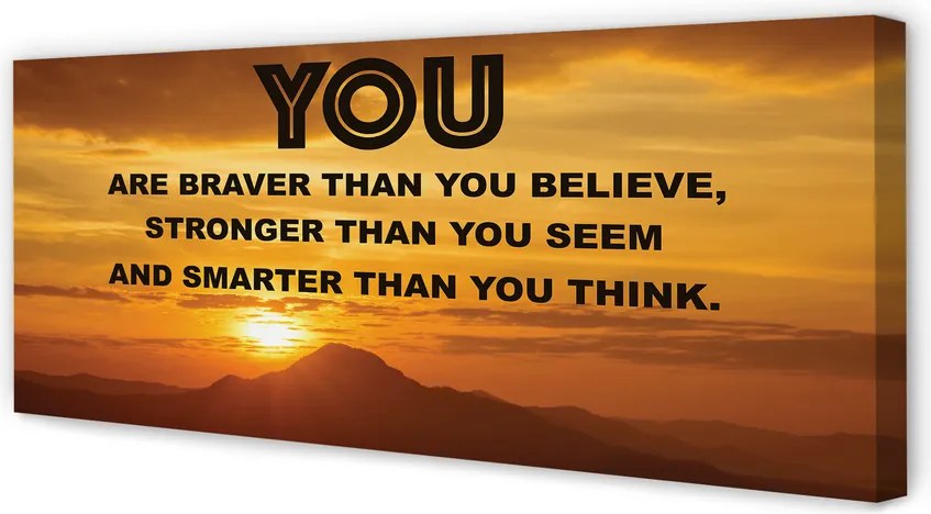 Duży obraz na płótnie Słoneczne Hasło pod Niebem