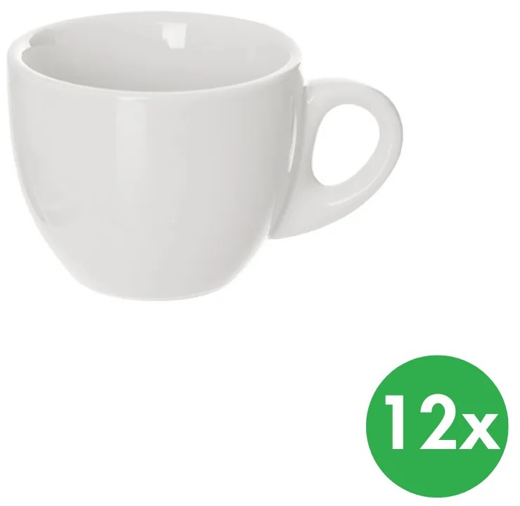 MONA Kubek do espresso 0,1 l, porcelana, 12 szt