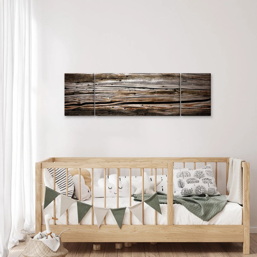 Obraz - drewno sezonowe (170x50 cm)