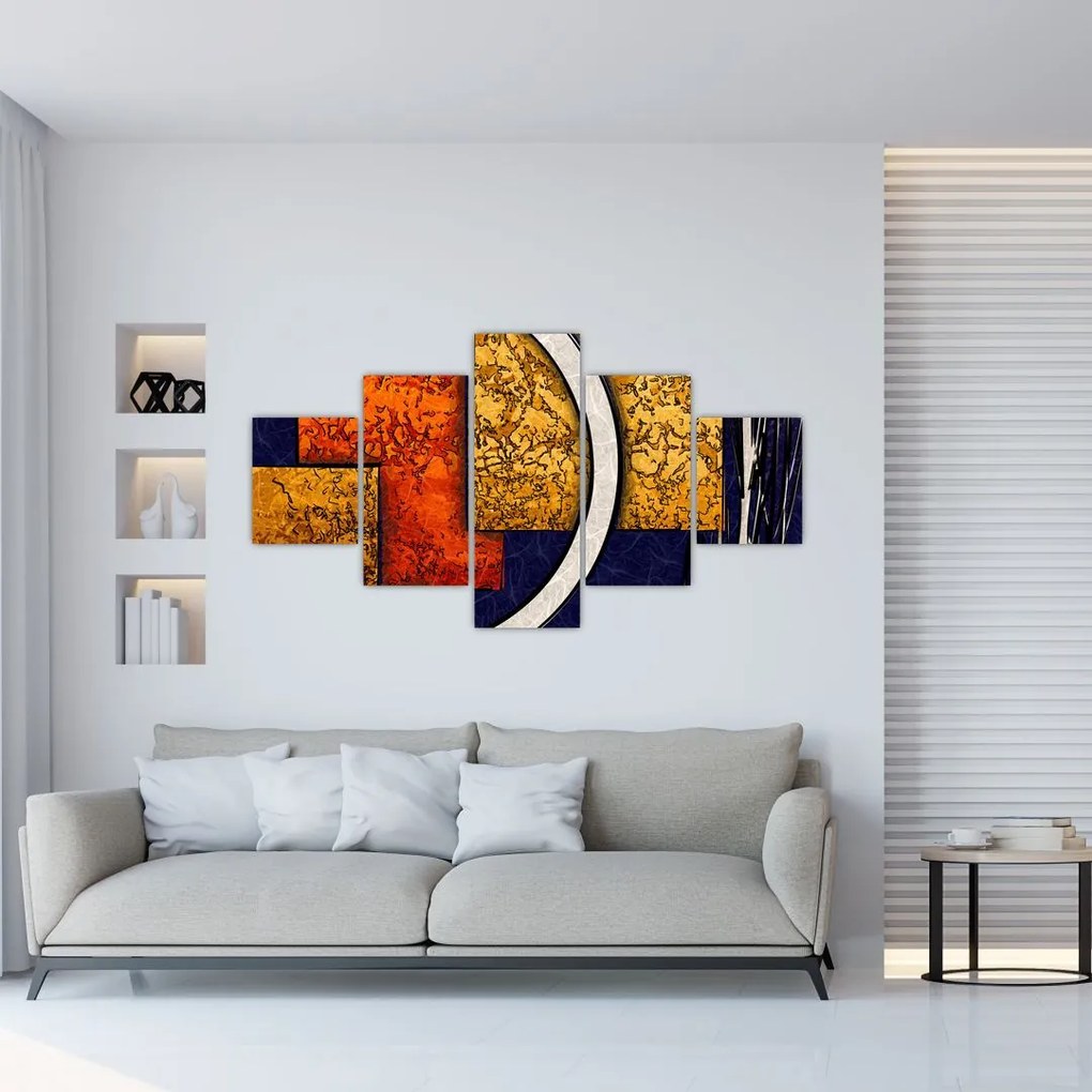 Obraz abstrakcji (125x70 cm)