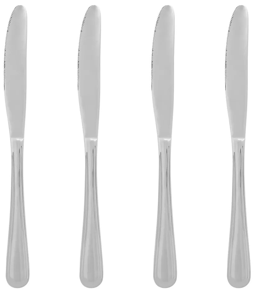 Noże zestaw 4 szt. ze stali nierdzewnej w kolorze srebra Classic – Premier Housewares
